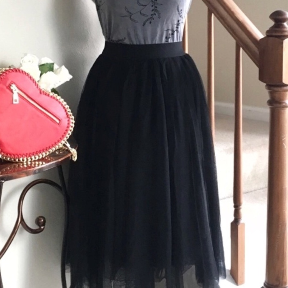 🌼NWT Beautiful Tulle Skirt, Stretch Waistband - Picture 2 of 7